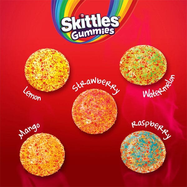 Skittles Fuego Spicy Fruity Gummy Candy (5.8oz) Simple Skittles 