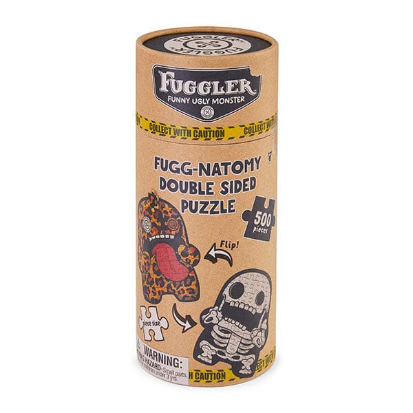 Fuggler Fugg-Natomy 500 Piece Double-Sided Oogah-Boogah Puzzle Simple Fuggler 