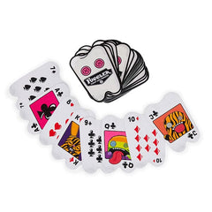 Fuggler Tooth-Shaped Playing Card Deck in Collectible Tin Simple Fuggler 