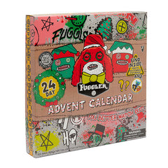 Fuggler Christmas Holiday Collectible Fidget Toy & Accessories Advent Countdown Calendar (24pc)