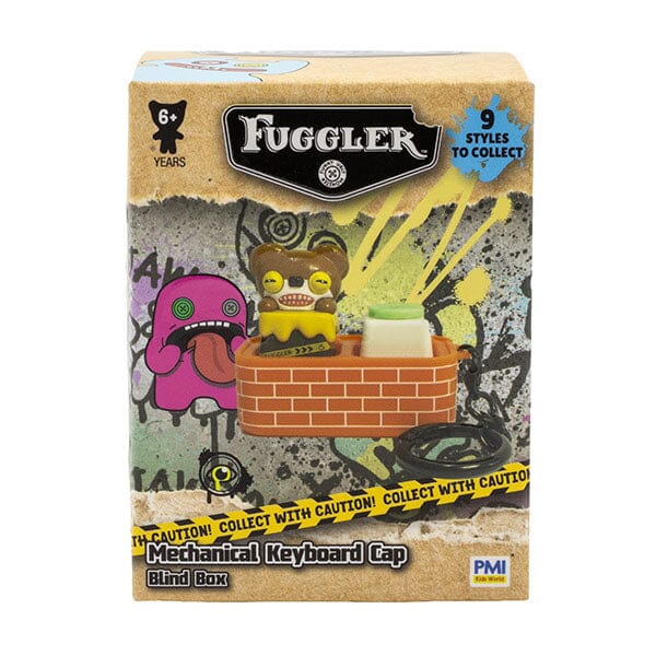 Fuggler Fidget Keyboard Cap Clicker Keychain Blind Box (1pc) Simple Fuggler 