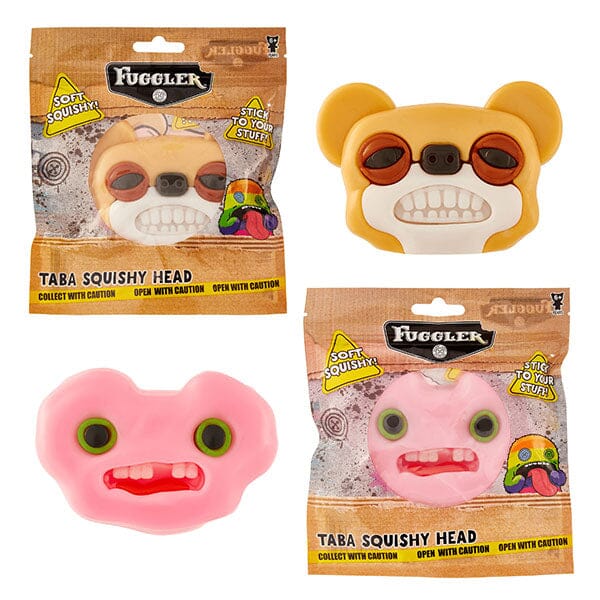 Fuggler Head Taba Squishy Fidget Toy (1pc) Character Ships Assorted Simple Fuggler 