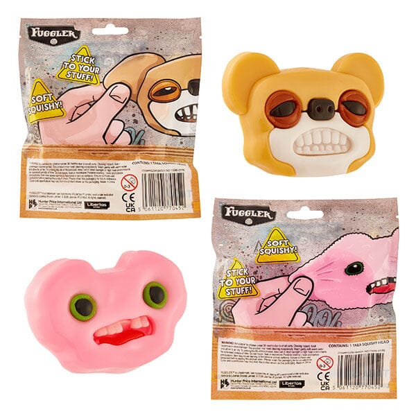 Fuggler Head Taba Squishy Fidget Toy (1pc) Character Ships Assorted Simple Fuggler 