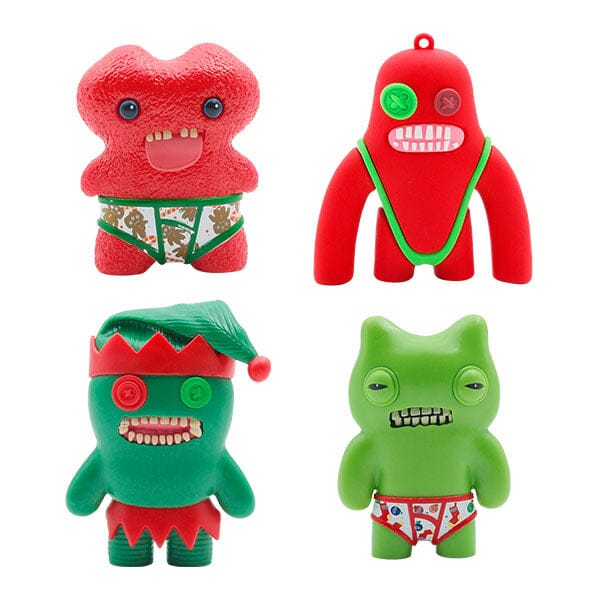 Fuggler Special Festive Edition Holiday Collectible Mini Figure Advent Countdown Calendar (24pc) Simple Fuggler 