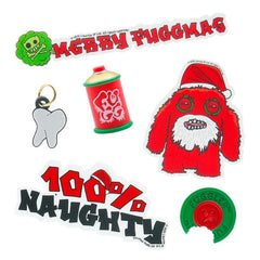 Fuggler Special Festive Edition Holiday Collectible Mini Figure Advent Countdown Calendar (24pc) Simple Fuggler 