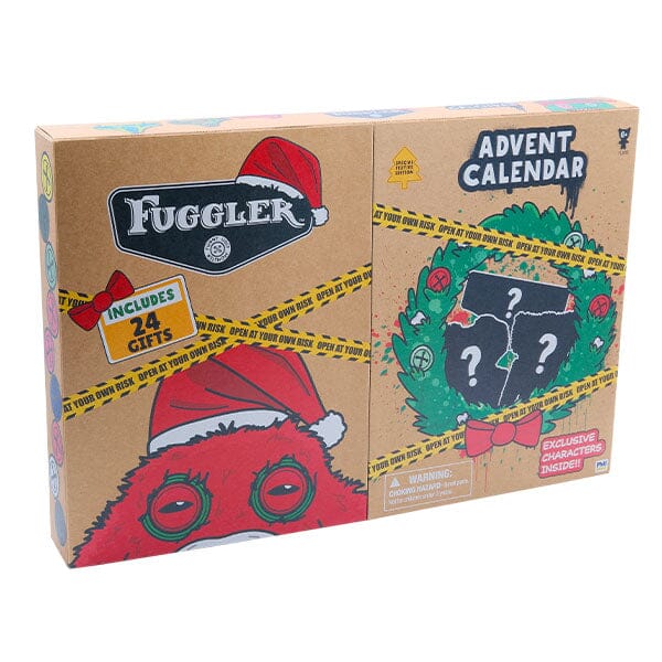Fuggler Special Festive Edition Holiday Collectible Mini Figure Advent Countdown Calendar (24pc) Simple Fuggler 