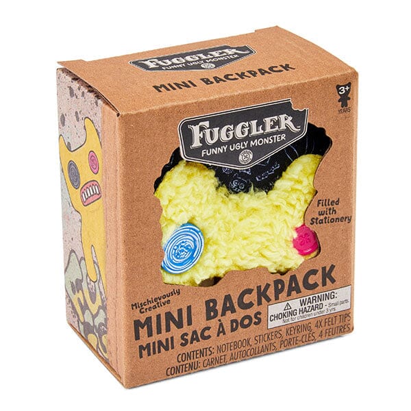 Fuggler Mini Backpack Keychain Mystery Box w/ Bonus Stickers & Markers ...