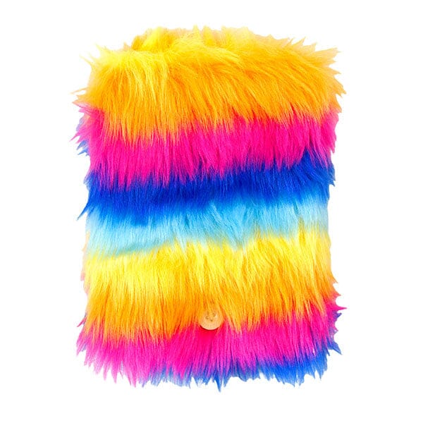 Fugglers Furry Rainbow Plush Lined Notebook (1pc) Simple Fugglers 