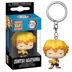 Funko POP! Animation: Demon Slayer Collectible Keychain Zenitsu Agatsuma Simple magazineracksdirect 