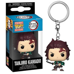 Funko POP! Animation: Demon Slayer Collectible Keychain Tanjiro Kamado Simple magazineracksdirect 