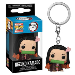 Funko POP! Animation: Demon Slayer Collectible Keychain Nezuko Kamado Simple magazineracksdirect 