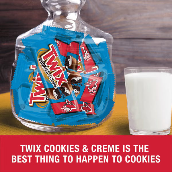 TWIX Cookies & Creme Sharing Size Candy Bar, 2.72oz Simple Twix 