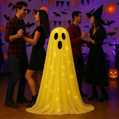 GlowGhoul DIY Ghost Lamp Kit For Halloween Decor (4ft Tall) Simple Exclusive 