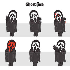 Huggers Scream Horror Ghost Face 2.5" Phone Hugging Figurine Blind Box (1pc) Simple Culturefly 
