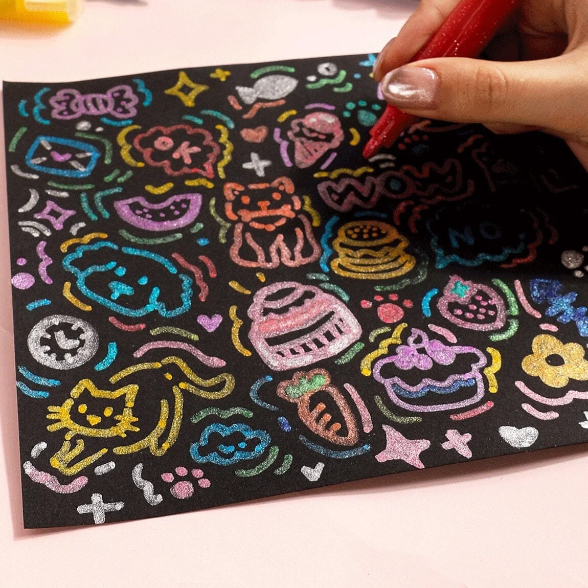 TouchHero - Glitter Pen Markers - 12pk Simple TouchHero 