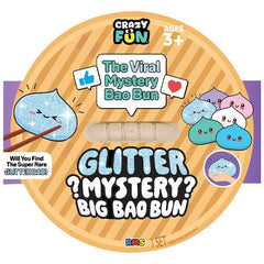 Glitter Mystery Big Bao Bun 7" Dumpling Squishy Fidget Toy (1pc) Simple Exclusive 