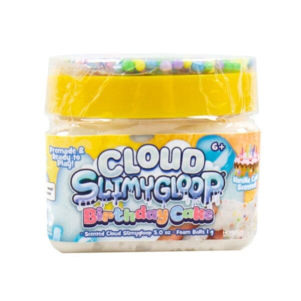 SlimyGloop Whipped Mix & Play Slime (8oz Jar) | Multiple Styles | Pre-Order Preorder Showcase Cloud Sprinkles / Scent: Birthday Cake 