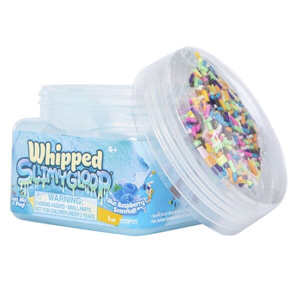 SlimyGloop Whipped Mix & Play Slime (8oz Jar) | Multiple Styles | Pre-Order Preorder Showcase Whipped Sprinkles / Scent: Blue Raspberry 