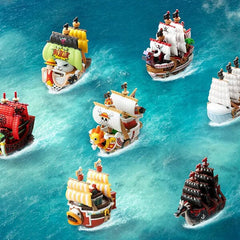 Pop Mart x One Piece: The Grand Line Series Collectible Vehicles Figurine Blind Box (1pc) Simple Pop Mart 