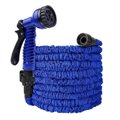 GRO-Hose BLUE | 75ft Expandable Hose With Sprayer Nozzle Simple Showcase 