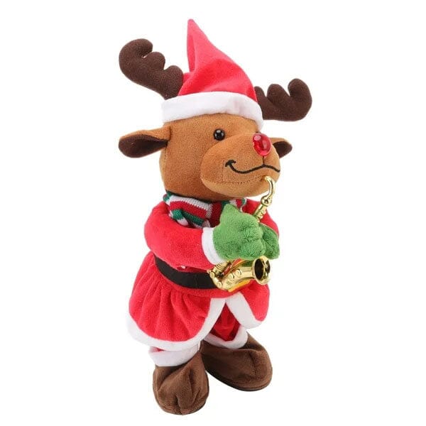 ReindeerGroove: The Dancing Musical Saxophone Christmas Reindeer Preorder magazineracksdirect 