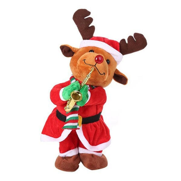 ReindeerGroove: The Dancing Musical Saxophone Christmas Reindeer Preorder magazineracksdirect 