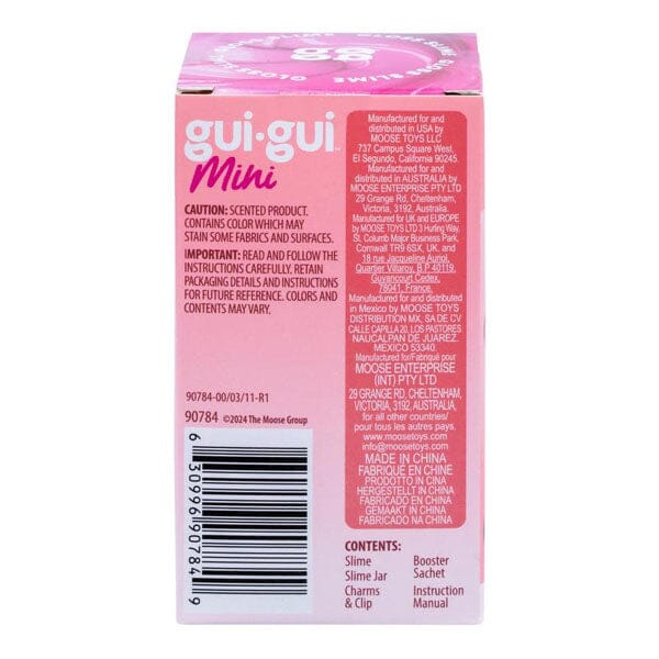 Gui Gui DIY Mini Beautified Slime Kit Keychain (1 Jar) Style Ships Assorted Simple Gui Gui 