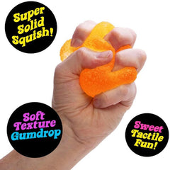 Nee Doh Gumdrop Textured Squishy Fidget Stress Ball (1pc) Assorted Colors Simple Nee Doh 