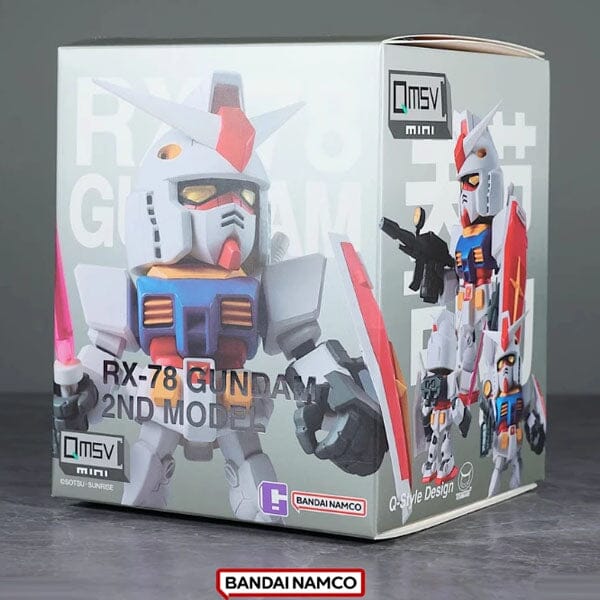 Bandai QMSV Gundam RX-78 Version 2.0 Mini Model Figure Blind Box (1pc) Simple Gundam 