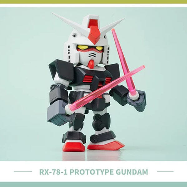 Bandai QMSV Gundam RX-78 Version 2.0 Mini Model Figure Blind Box (1pc) Simple Gundam 