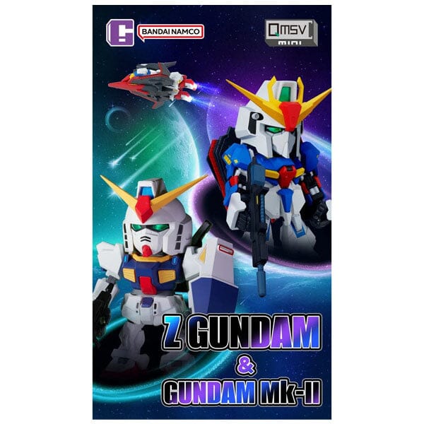 Bandai Gundam Blind Box Z Gundam & Gundam Mk-II Mini Figures (1pc) Simple Gundam 