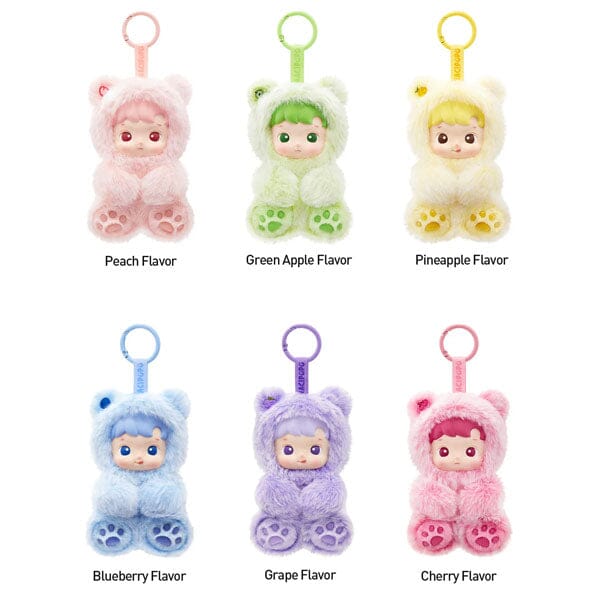 Pop Mart x HACIPUPU: Gummy Bear Series Plush Pendant Keychain Blind Box (1pc) Simple Pop Mart 