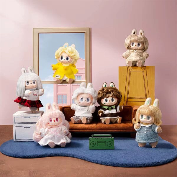 Pop Mart x THE MONSTERS: Hair Salon Series Plush Keyring Figurine Blind Box (1pc) Simple Pop Mart 