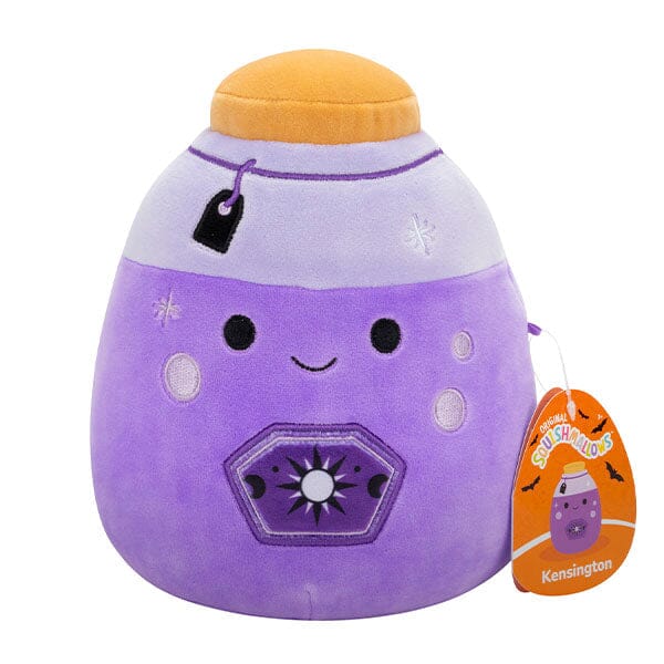 Squishmallows Plush Toys 7.5" Halloween Squad 2024 Kensington The Purple Potion Bottle