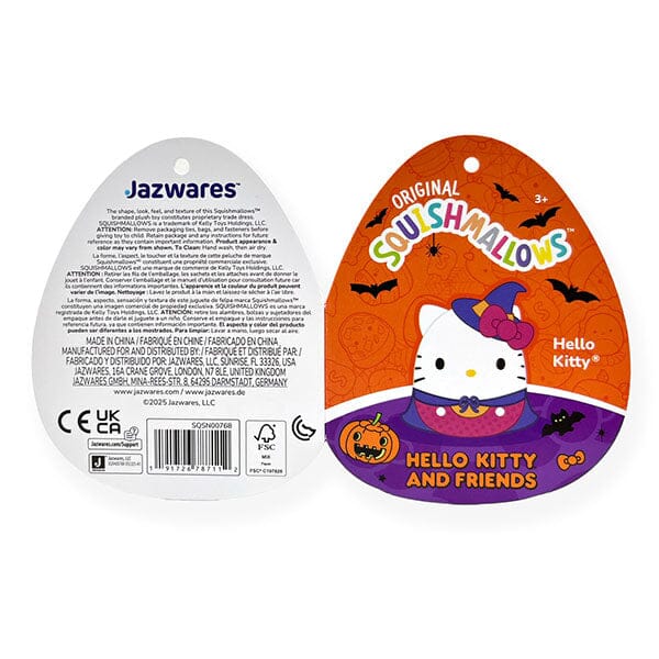 Squishmallows Super Soft Plush Toys 8" Sanrio Halloween Squad (1pc) Ships Assorted Simple Squishmallows 
