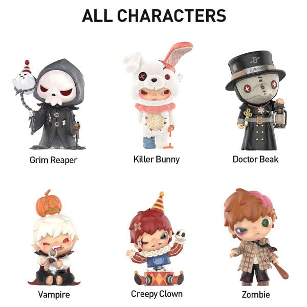 Pop Mart x HIRONO: Monsters' Carnival Series Collectible Figurine Blind Box (1pc) Simple Pop Mart 