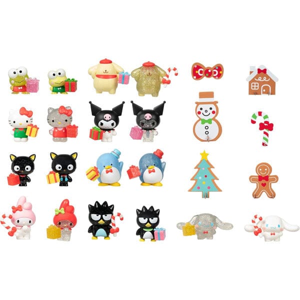 Hello Kitty Sanrio 24-Day Countdown Mini Figurine Advent Calendar by Jazwares (42pc) Simple magazineracksdirect 