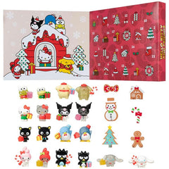 Hello Kitty Sanrio 24-Day Countdown Mini Figurine Advent Calendar by Jazwares (42pc) Simple magazineracksdirect 