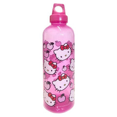 Hello Kitty Sanrio 30oz Transparent Pink Sport Water Bottle Simple Hello Kitty 