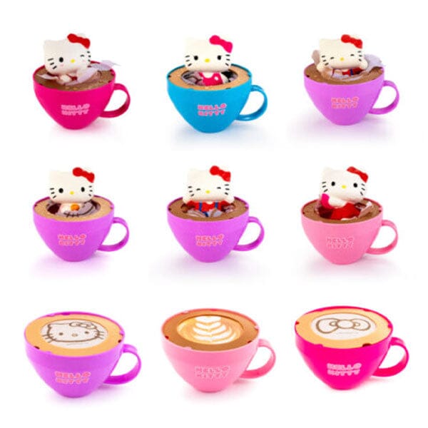 Hello Kitty Cappuccino Cup Pop-Up Surprise Slow Rise Squishy Fidget Toy (1pc)