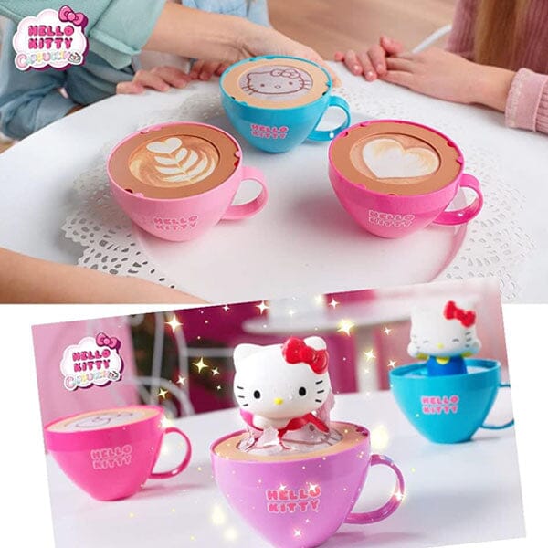 Hello Kitty Cappuccino Cup Pop-Up Surprise Slow Rise Squishy Fidget Toy (1pc)