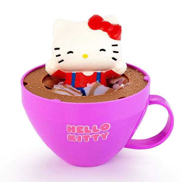 Hello Kitty Cappuccino Cup Pop-Up Surprise Slow Rise Squishy Fidget Toy (1pc) Simple magazineracksdirect 