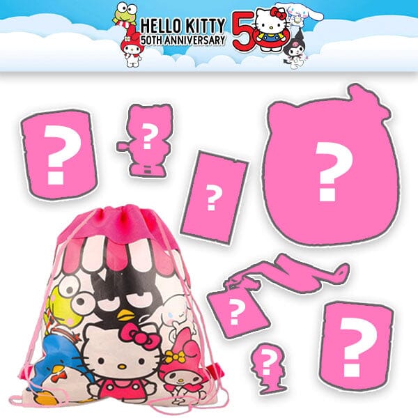 Sanrio Hello Kitty & Friends 50th Anniversary (7pc) Mystery Grab Bag - Win a $1000 Shopping Spree! magazineracksdirect Exclusive! Simple magazineracksdirect 