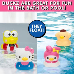 Hello Kitty & Friends DUCKZ 3" Collectible Rubber Ducky Toys 3-Pack (Ships Asst.) Simple Hello Kitty 