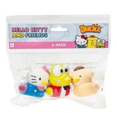 Hello Kitty & Friends DUCKZ 3" Collectible Rubber Ducky Toys 3-Pack (Ships Asst.) Simple Hello Kitty 