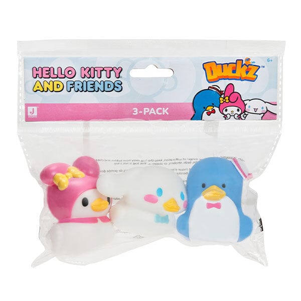 Hello Kitty & Friends DUCKZ 3" Collectible Rubber Ducky Toys 3-Pack (Ships Asst.) Simple Hello Kitty 