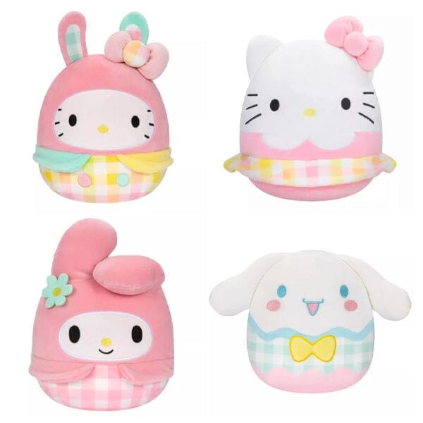 Squishmallows Plush Toys | 8" Hello Kitty & Friends Easter Squad | Cinnamonroll Simple magazineracksdirect 