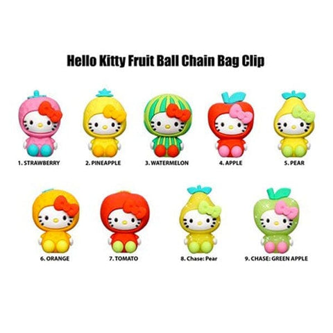 3D Hello Kitty & Friends Character Bag Clips Fruit Series Blind Bags (1pc)