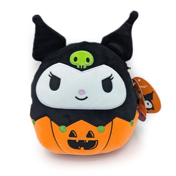 Squishmallows Plush Toys 8" Sanrio Halloween Jack o' Lantern Squad - Kuromi in Pumpkin Simple magazineracksdirect 