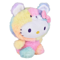 Hello Kitty 6.5" Fuzzy Rainbow Sherbet Onesie Plush (Style Ships Assorted) Simple Showcase 